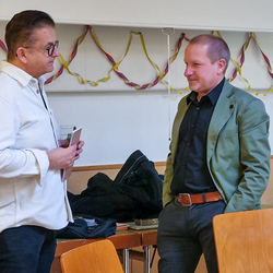Pastoralverantwortlicher Wolfgang Garber und Referent Peter Possert-Jaroschka