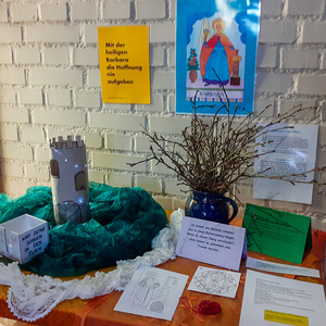 Tina Schörgi Station zur Heiligen Barbara in der Pfarrkirche Lieboch