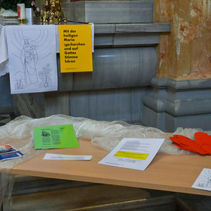 Franz Traby Station Heilige Maria in der Pfarrkirche Wundschuh