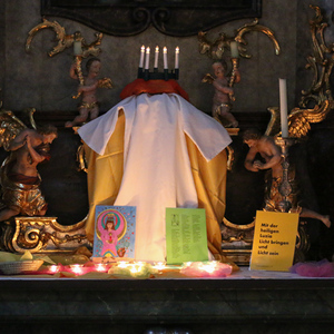Michael Fürnschuß Station zur Heiligen Lucia in der Pfarrkirche Dobl