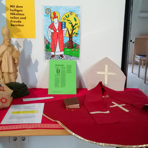 Christine Ornig Station Heiliger Nikolaus in der Pfarrkirche Premstätten