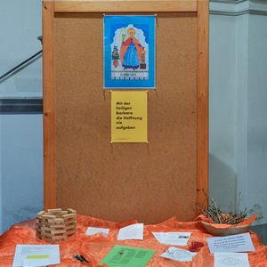 Franz Traby Station Heilige Barbara in der Pfarrkirche Wundschuh