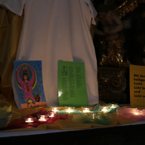 Michael Fürnschuß Station zur Heiligen Lucia in der Pfarrkirche Dobl