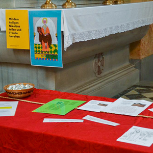 Franz Traby Station Heiliger Nikolaus in der Pfarrkirche Wundschuh